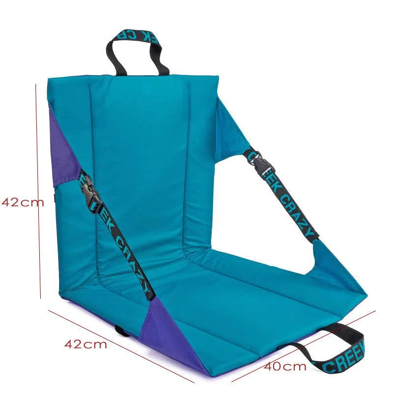 Blue Portable Outdoor Folding Camping Chair with Adjustable