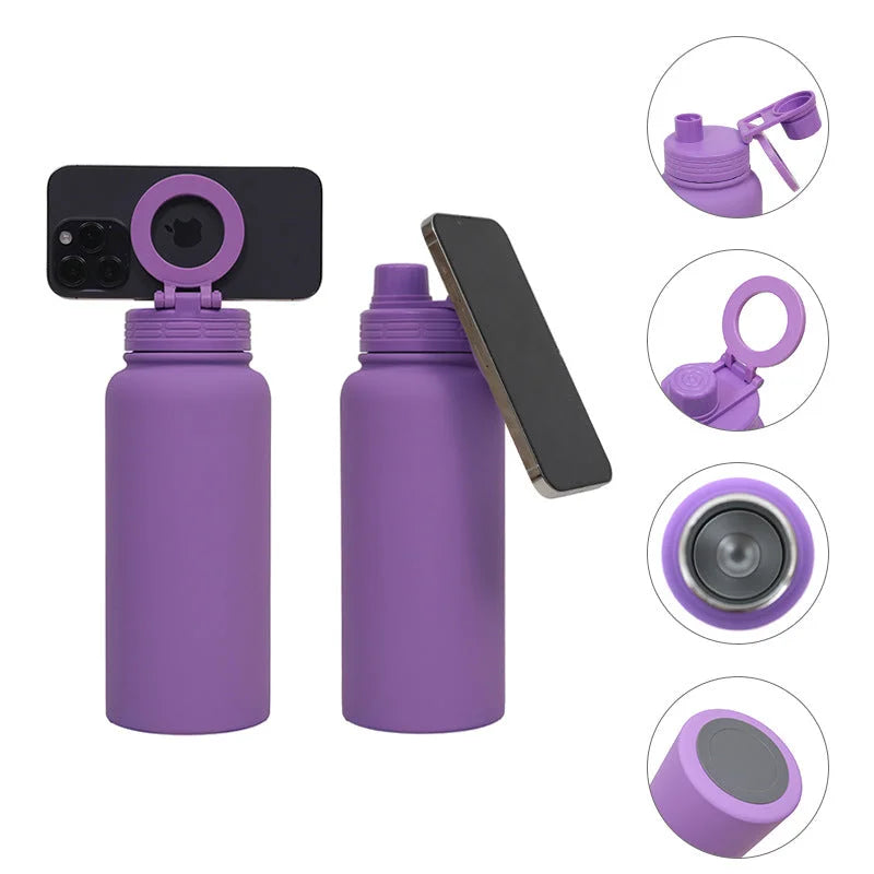 Blue Premium 35oz Stainless Steel Insulated Sports Bottle