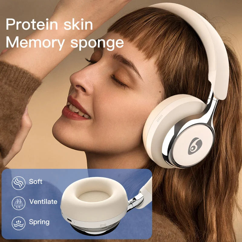 Blue Premium Wireless ANC Headphones - Bluetooth 5.4 32H