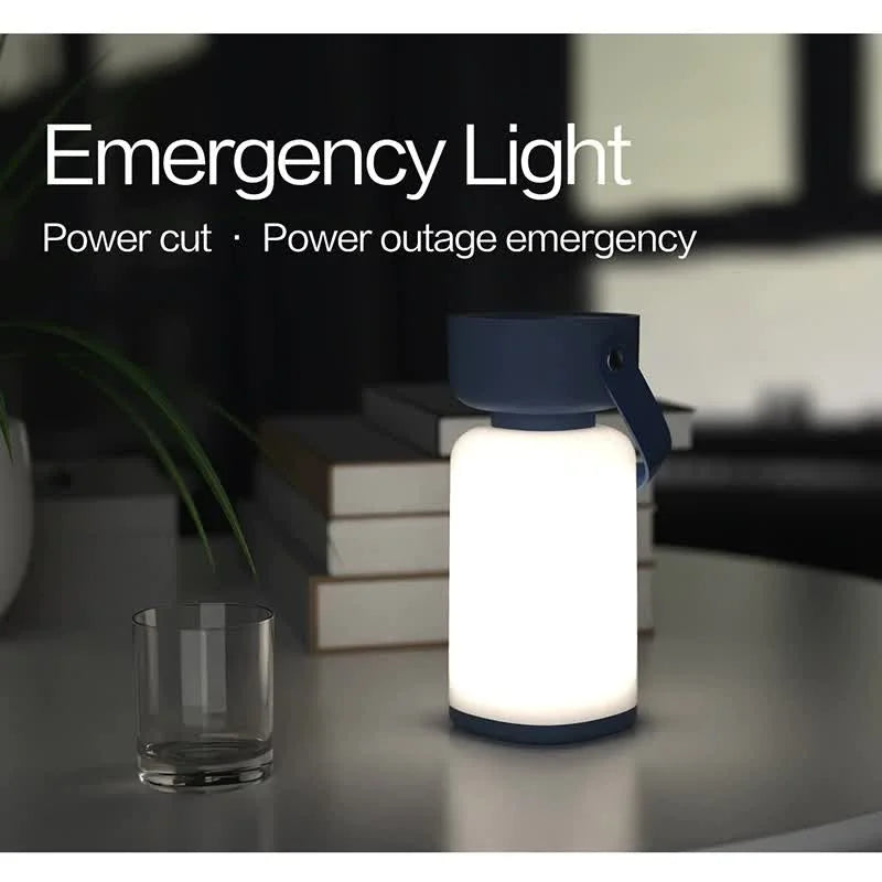 Blue Rechargeable Portable Camping Lantern - Lightweight