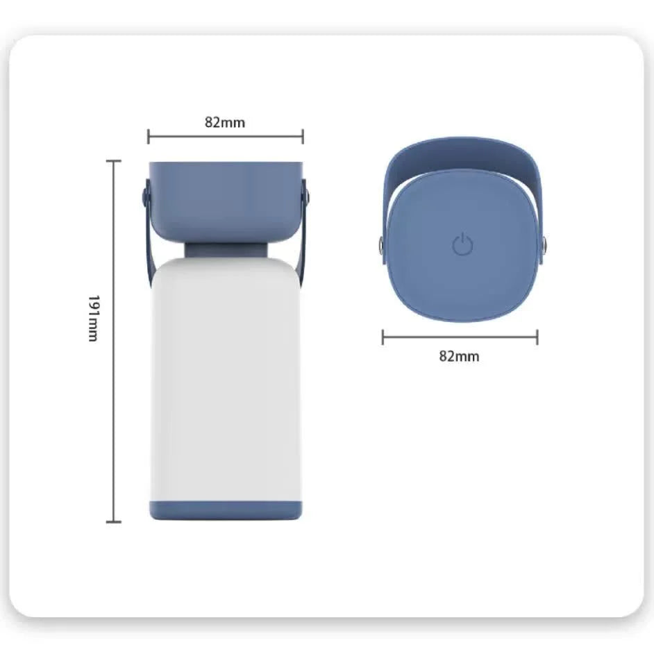 Blue Rechargeable Portable Camping Lantern - Lightweight