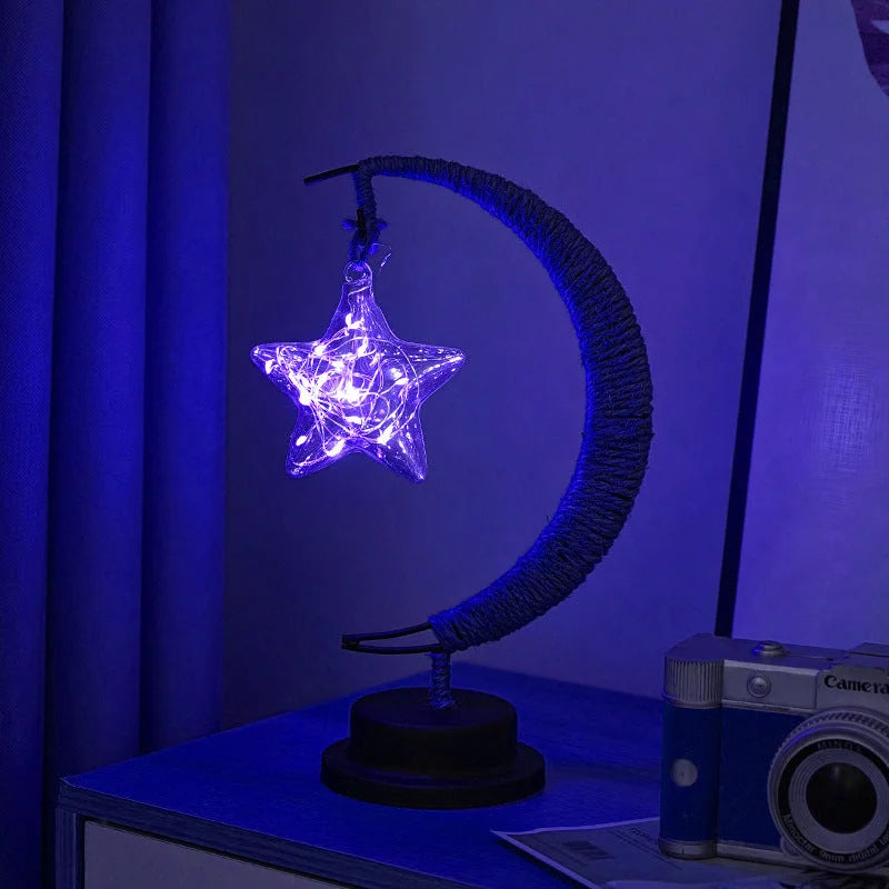 Blue Star USB Night Light LED Decorative Light with Blue