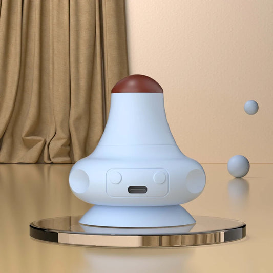 Blue [Stone + Hot Compress] Silicone Fascial Massage Ball