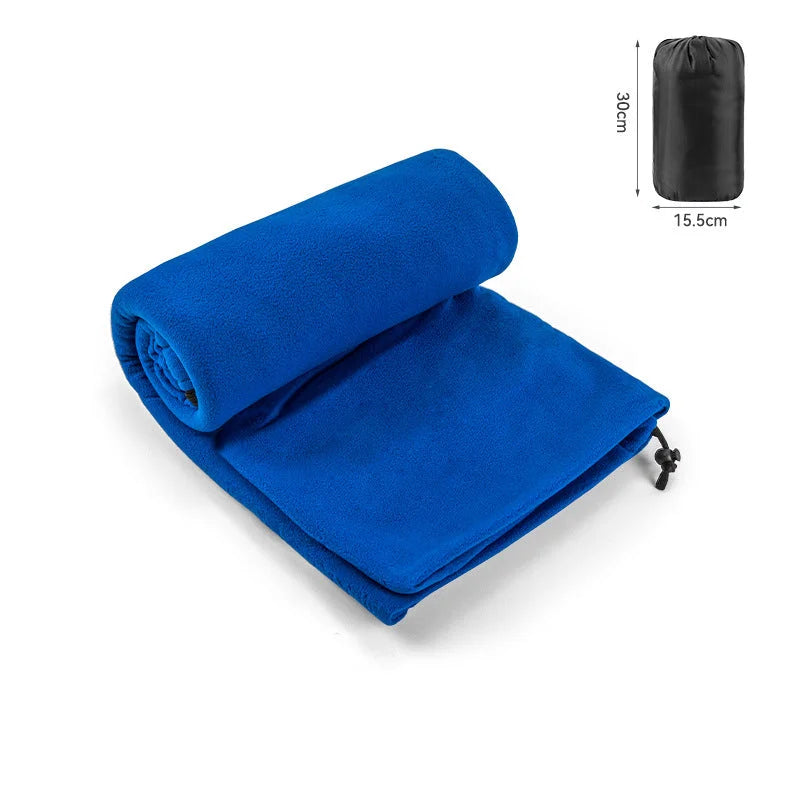 Blue Versatile Double-Sided Fleece Bag Liner - Lightweight