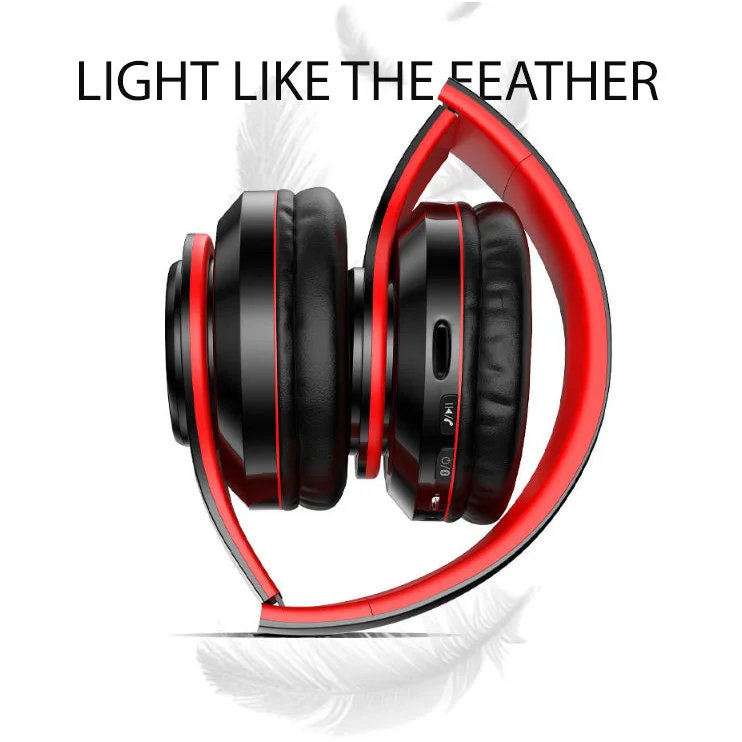 Bluetooth 5.0 Wireless Earphones Foldable Headset Stereo
