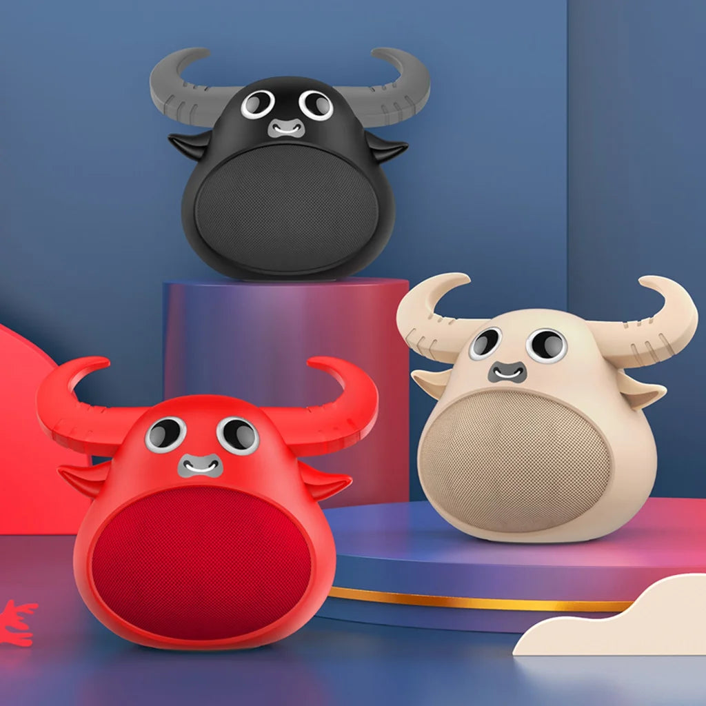 Bluetooth Animal Face Speaker Wireless Portable Stereo