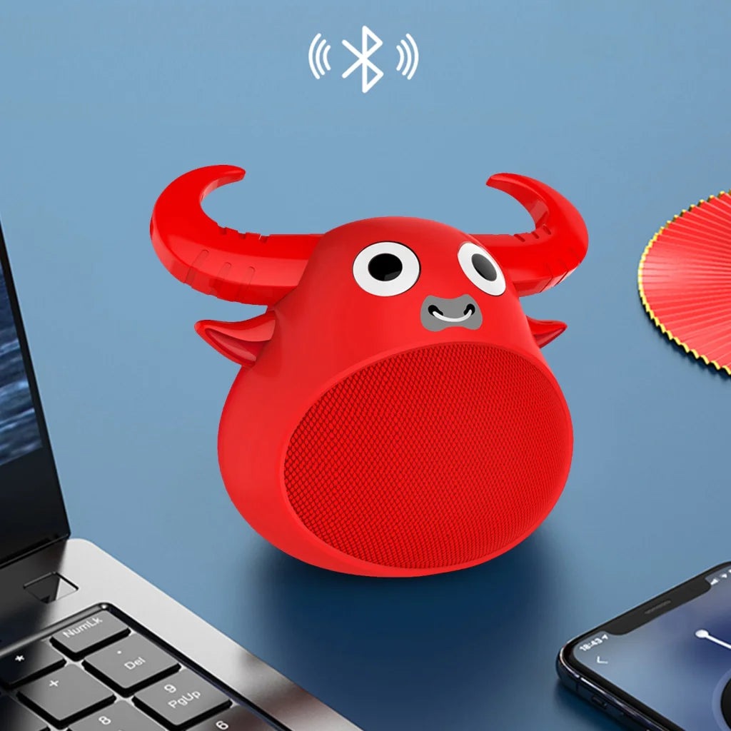 Bluetooth Animal Face Speaker Wireless Portable Stereo