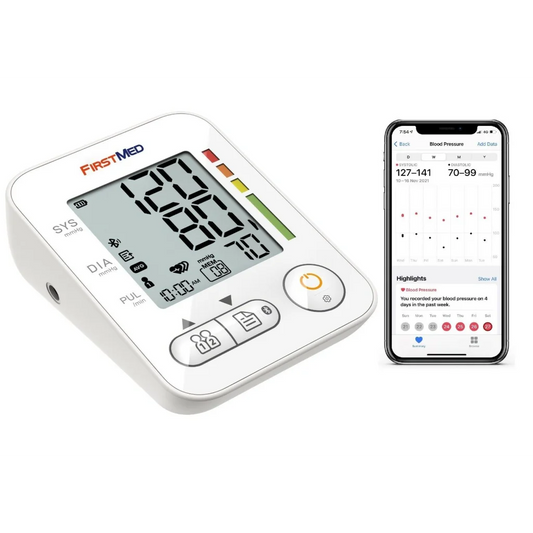 Bluetooth Blood Pressure Monitor Large Cuff 22-42cm Digital