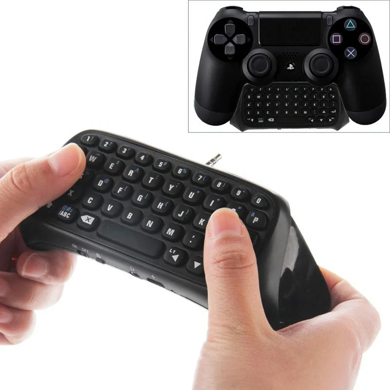Bluetooth Keyboard For Ps4 Controller - Black-1915196499235573761