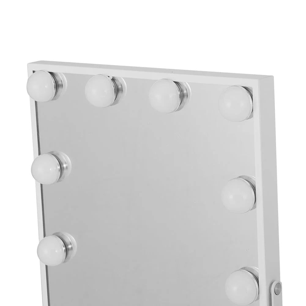 Bluetooth LED Makeup Mirror Lighted Vanity Hollywood 30x40CM