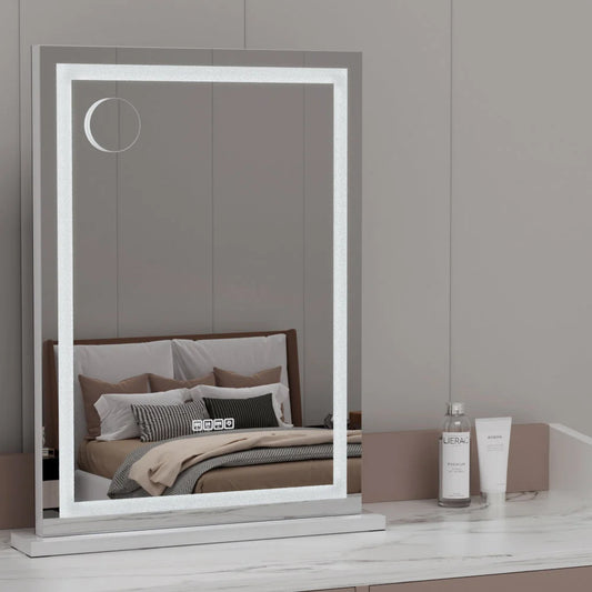 Bluetooth Makeup Mirror Hollywood Vanity 58x80cm with LED