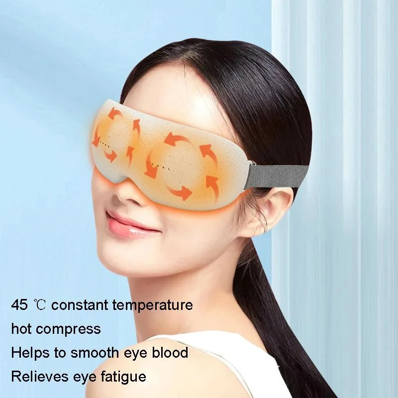 Bluetooth Music Eye Massager Hot Vibration Eye Care Rhythm