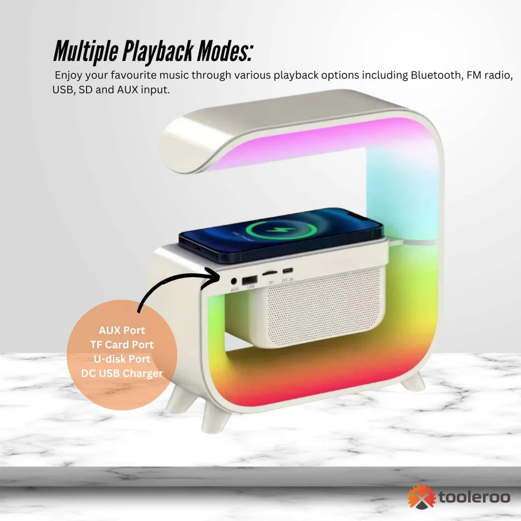 Bluetooth Rechargeable Speaker - Wireless Phone Charging
