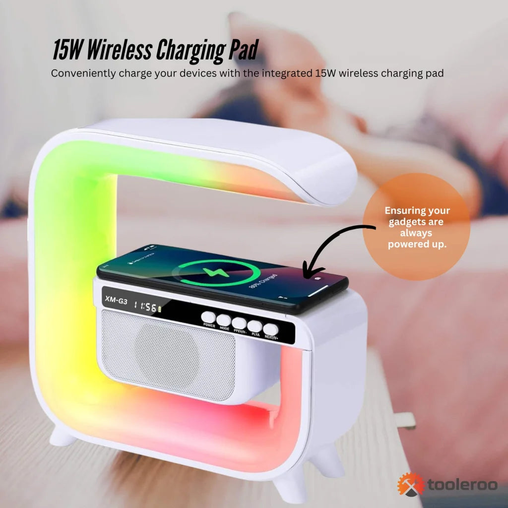 Bluetooth Rechargeable Speaker - Wireless Phone Charging