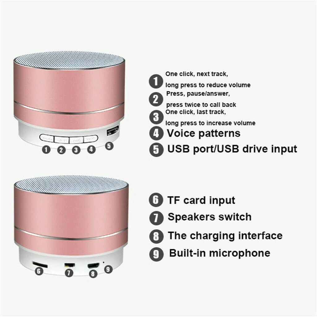 Bluetooth Speakers Portable Wireless Speaker Music Stereo
