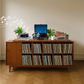 Bluetooth suitcase turntable with front angle shown