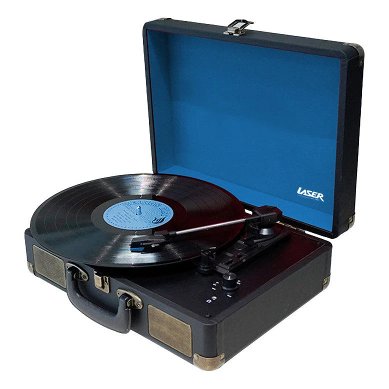 Bluetooth Suitcase Turntable with Speaker - Audio & Video >