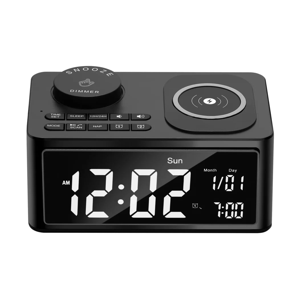Bluetooth Wireless Charge Clock Radio - Audio & Video >