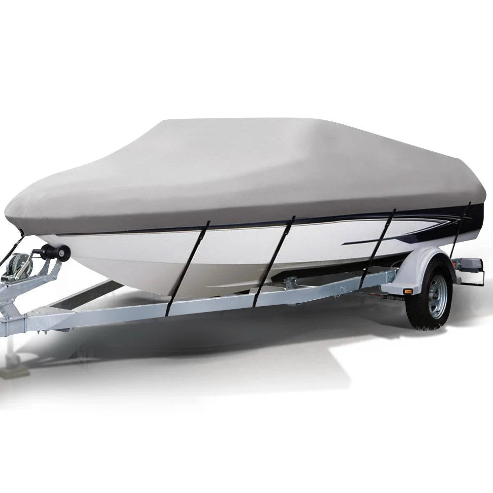 Boat Cover 14-16ft Waterproof Grey - Outdoor