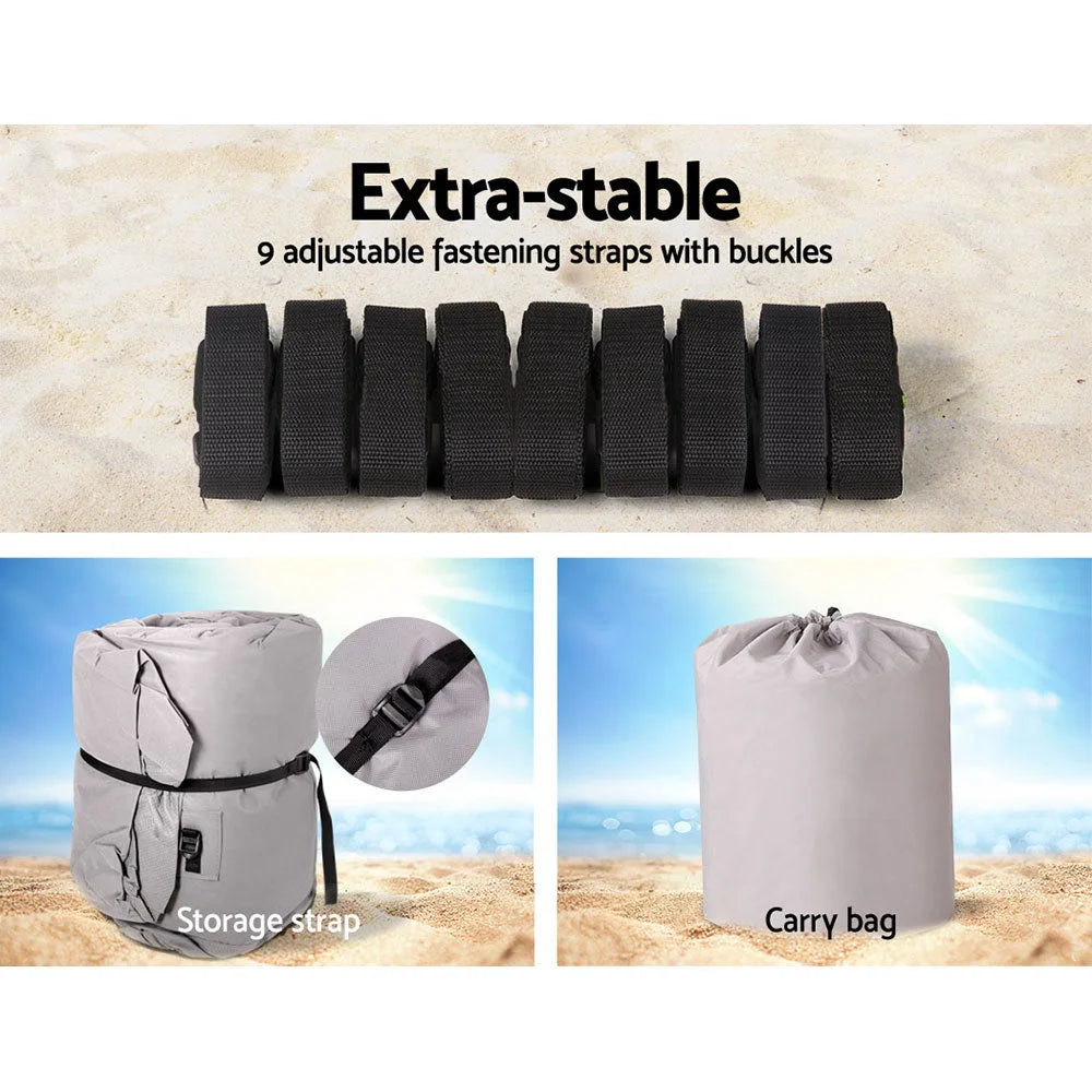 Boat Cover 14-16ft Waterproof Grey - Outdoor