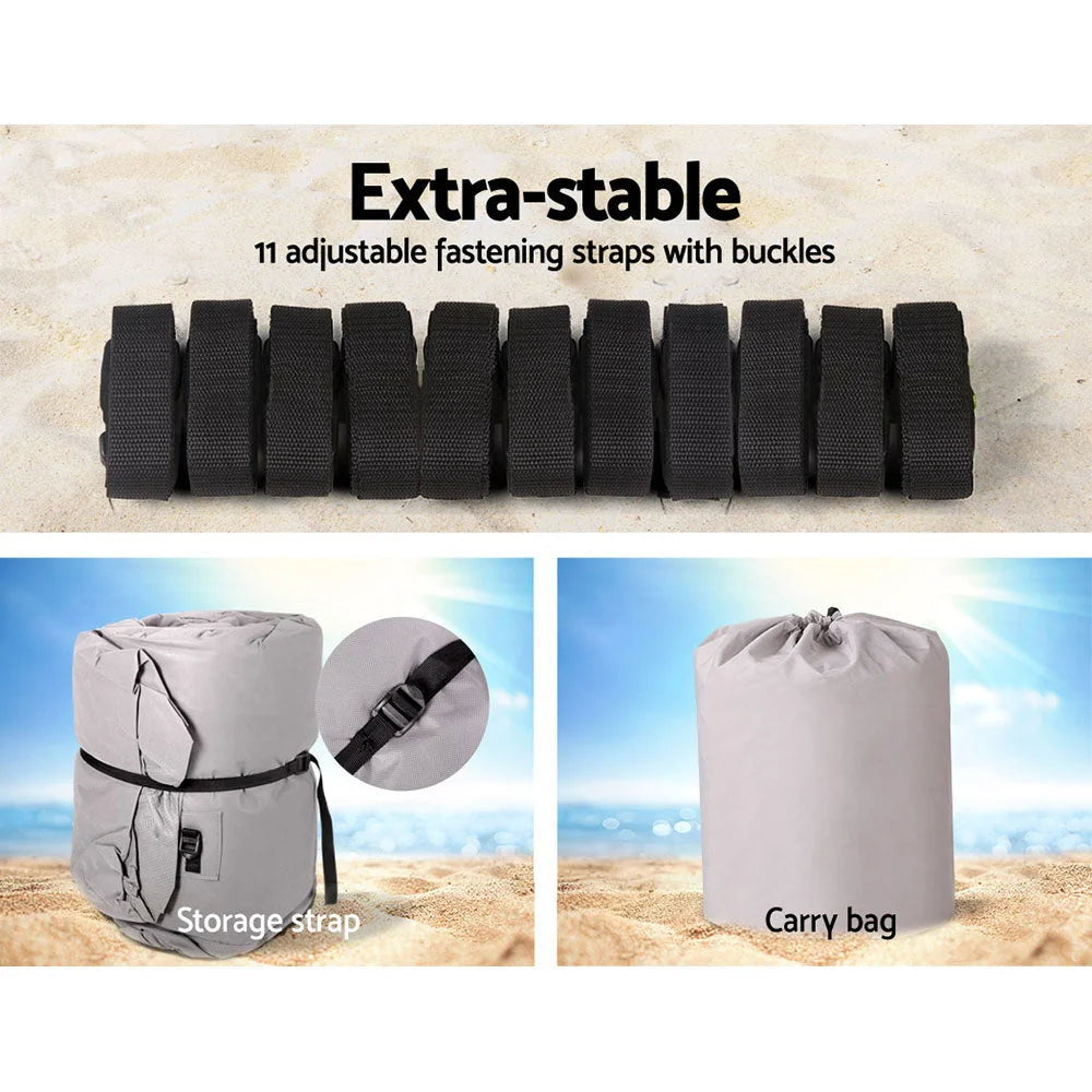 Boat Cover 16-18.5ft Waterproof Grey - Outdoor