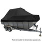 Boat cover trailerable with jumbo marine grade heavy