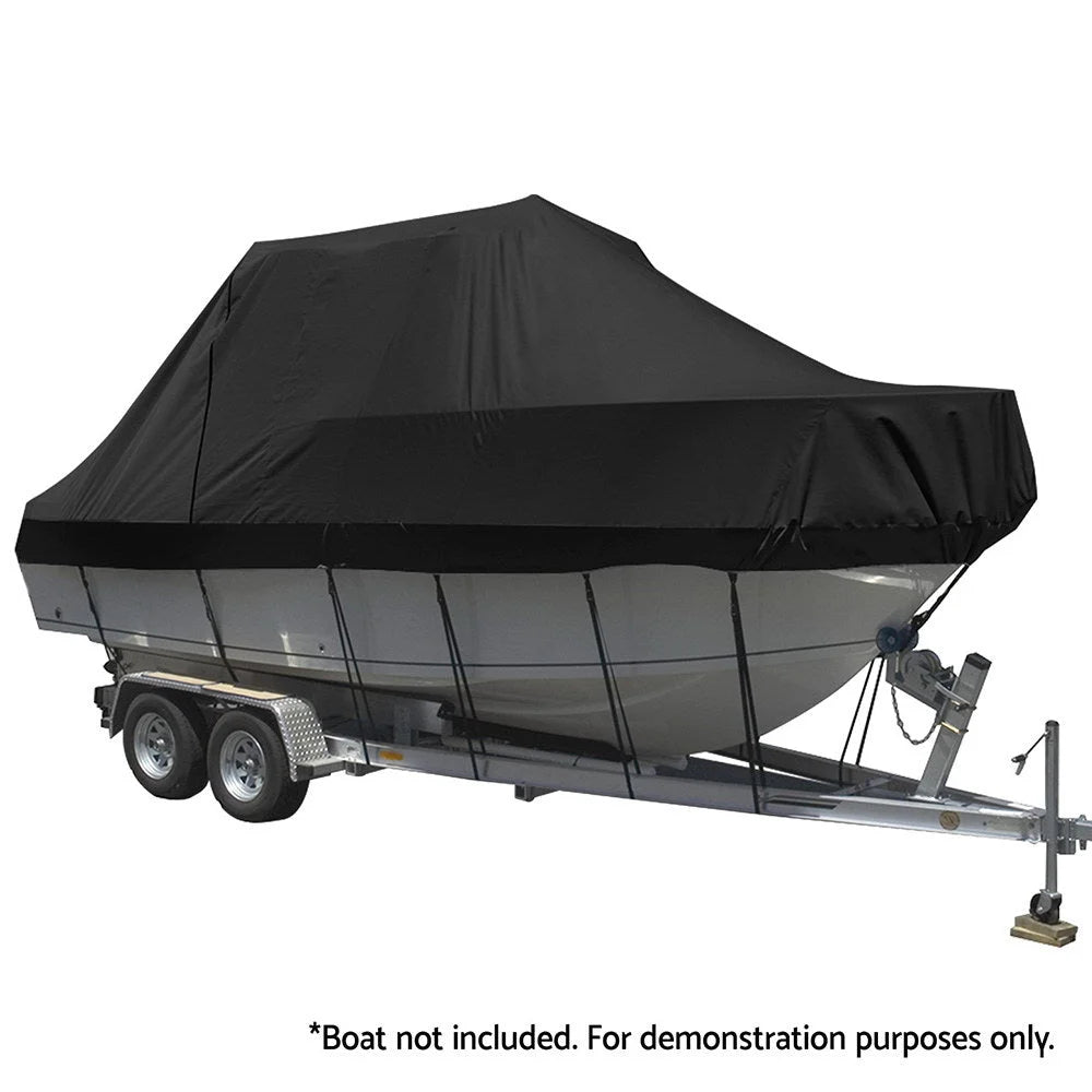 Boat cover trailerable with jumbo marine grade heavy