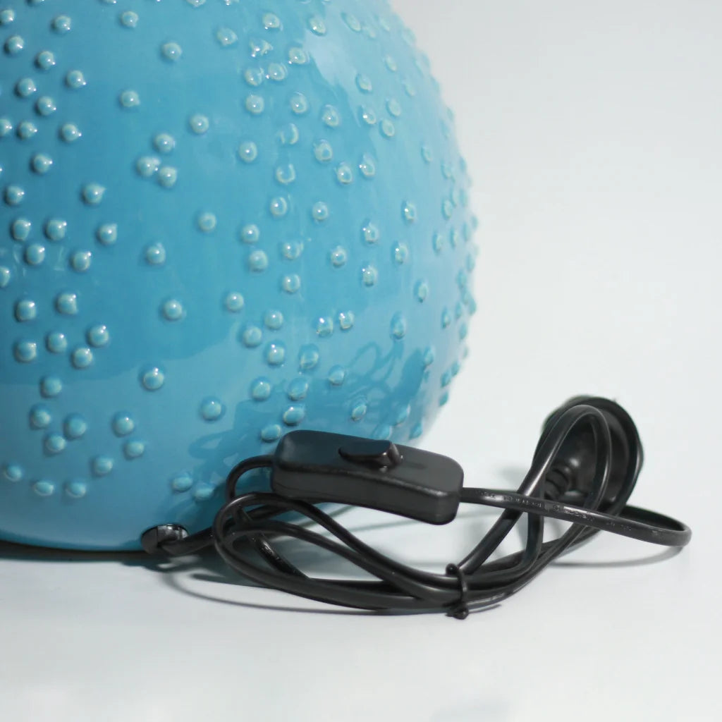 Boden Ceramic Table Lamp - Blue - Home & Garden