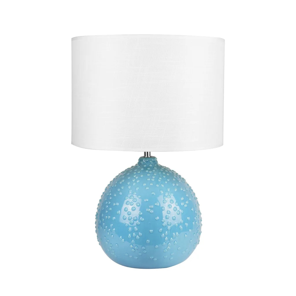 Boden Ceramic Table Lamp - Blue - Home & Garden