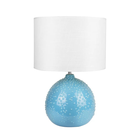 Boden Ceramic Table Lamp - Blue - Home & Garden
