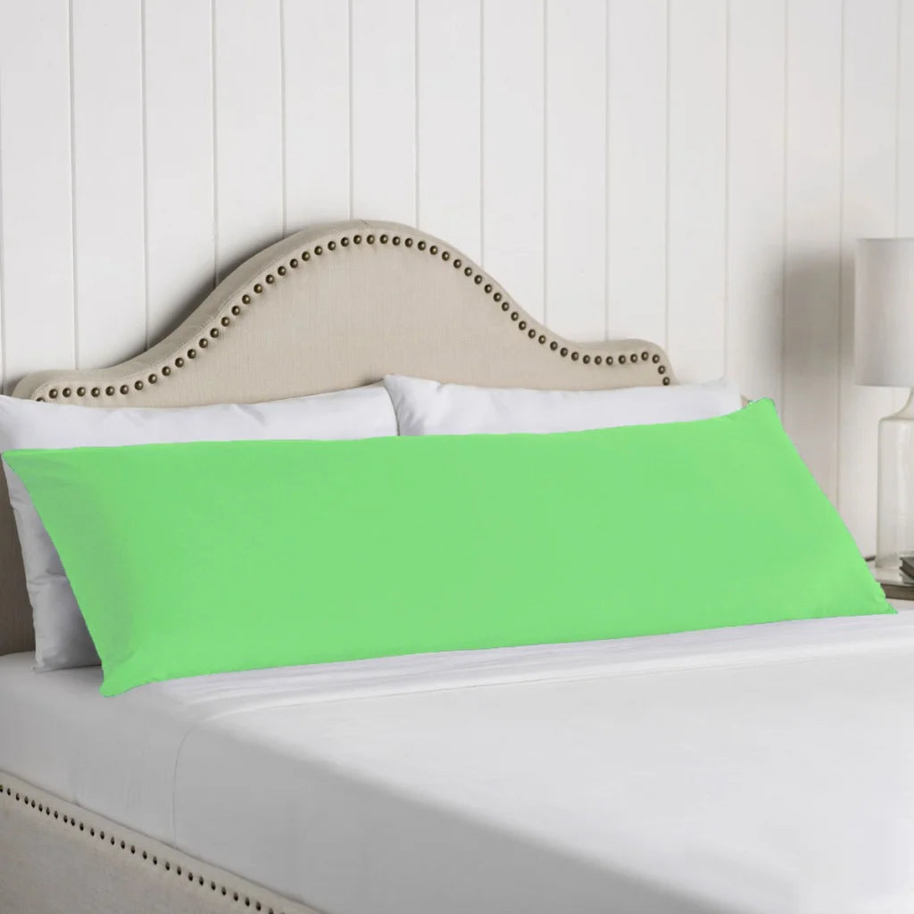 Body Pillowcase Artex 100% Cotton Green - Home & Garden