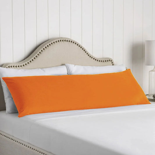 Body Pillowcase Artex 100% Cotton Orange - Home & Garden