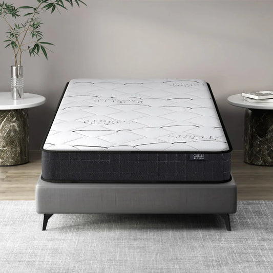 Foam 16cm mattress with layered cushioning and fabric casing