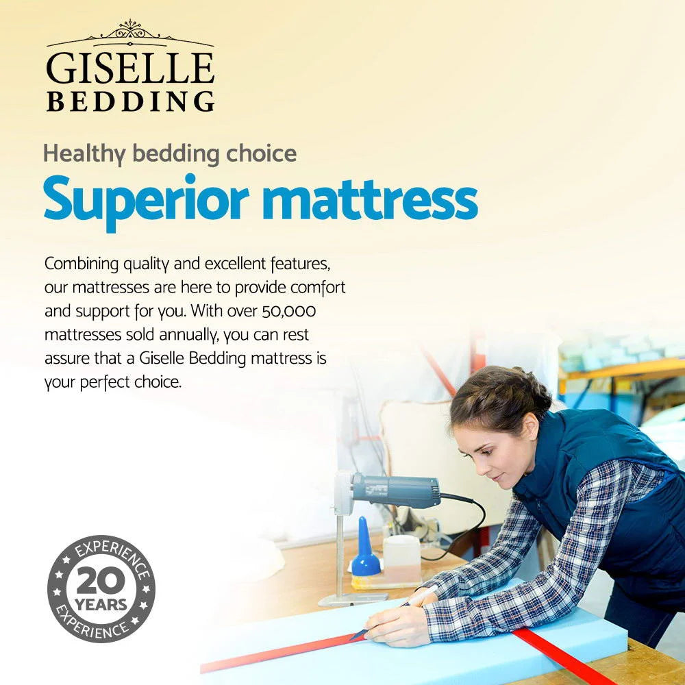 Bonnell Spring Mattress Bedding Normay 21cm Thick - King