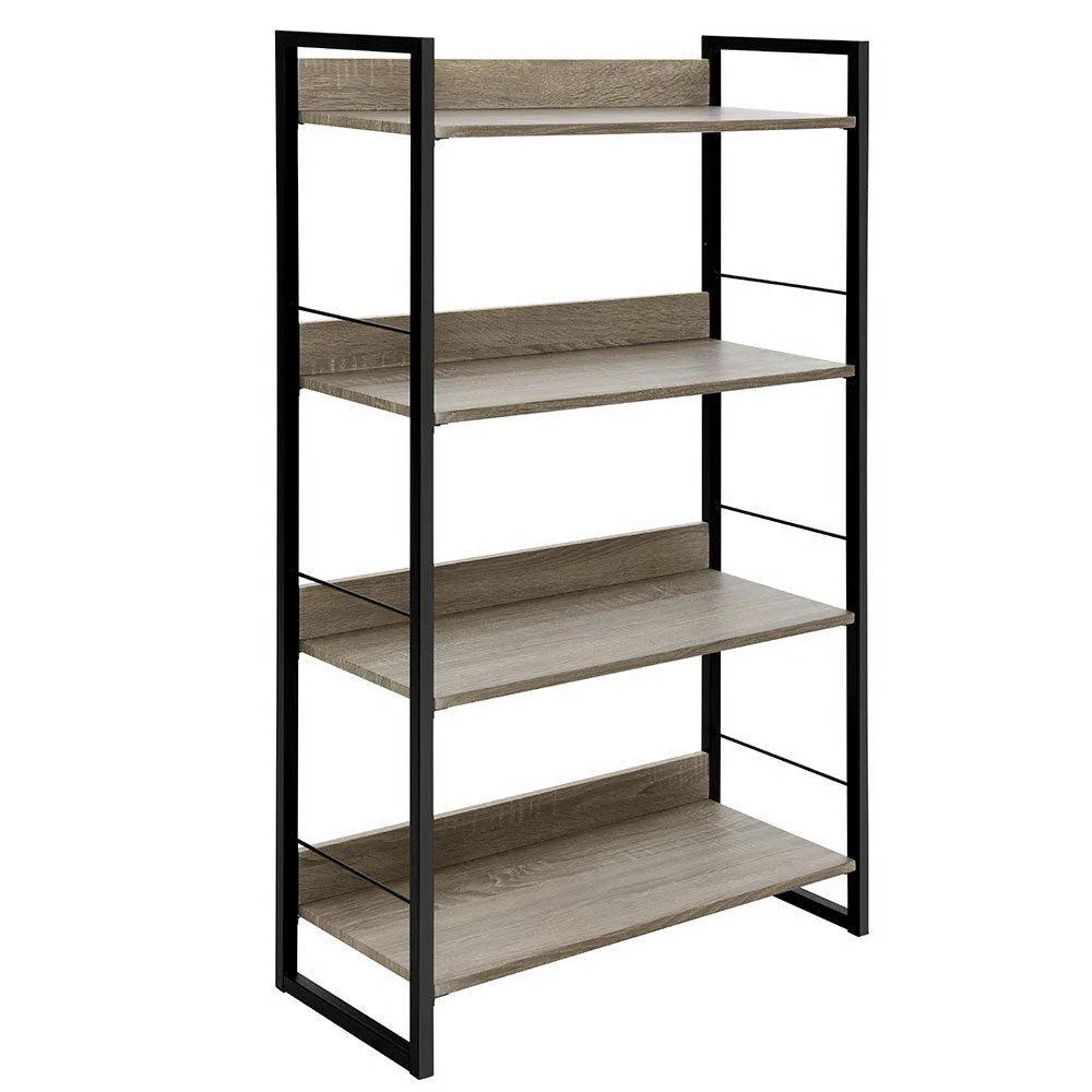 Book Shelf Shelves Corner Wall Wood Metal Stand