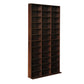 Book Storage Shelf Rack Adjustable Unit Espresso 169