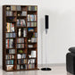Book Storage Shelf Rack Adjustable Unit Espresso 398