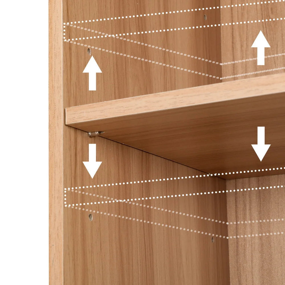 Bookshelf 5-Tier MILO - Pine