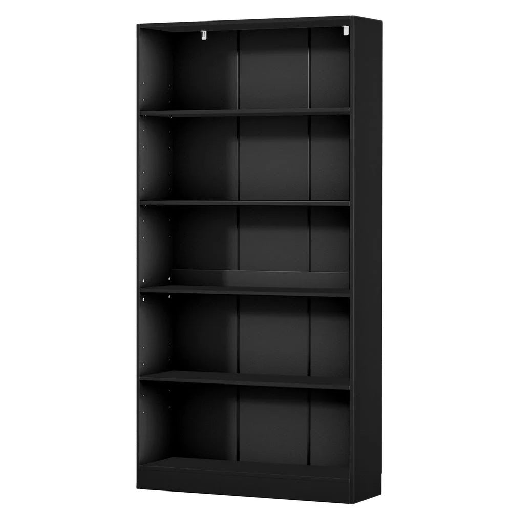 Bookshelf 5 Tiers - ANTON Black - Furniture