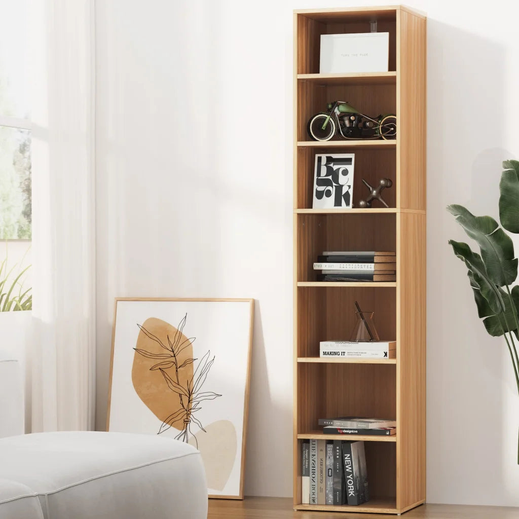 Bookshelf 7-Tier MILO - Pine