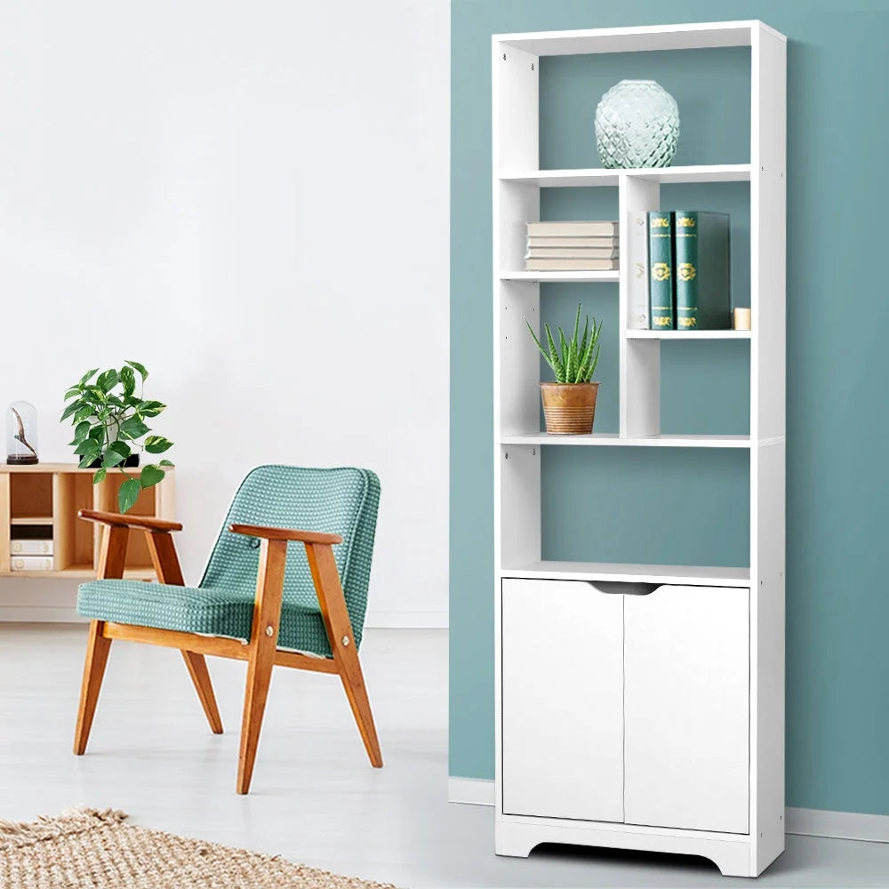 Bookshelf Shelf Adjustable Storage Cabinet Bookcase