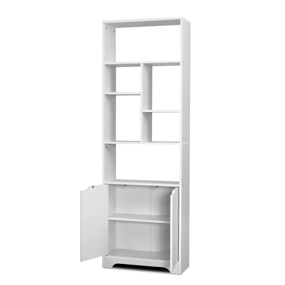 Bookshelf Display Shelf Adjustable Storage Cabinet Bookcase