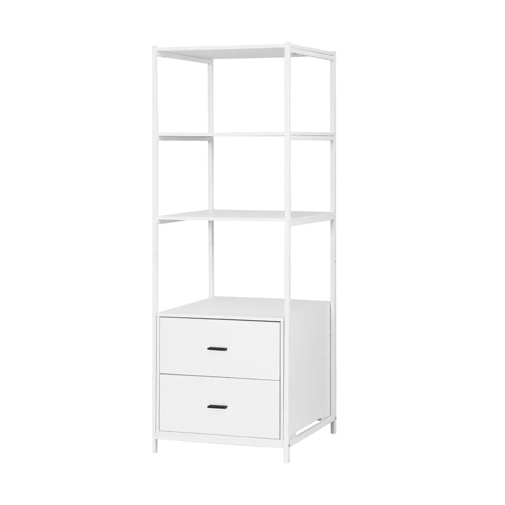 Bookshelf Shelf with 2 Drawers 152CM