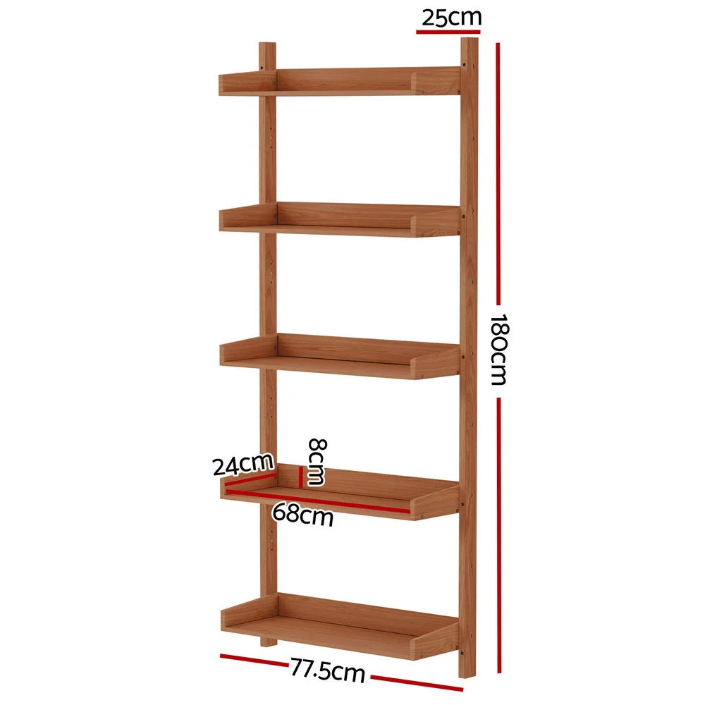 Bookshelf Floating Shelf - CAPIZ Oak - Furniture