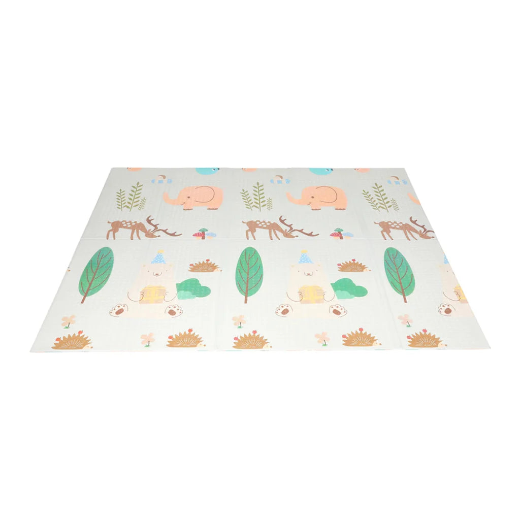 Bopeep play mat with storage shelves and support legs