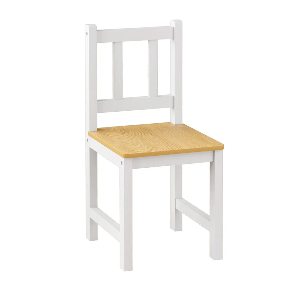 Bopeep Kids Table and Chairs Set Wooden 3PCS Study Play-1973193533703720963
