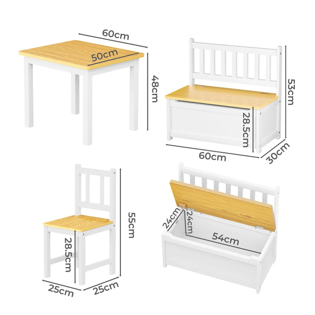 Bopeep Kids Table and Chairs Set