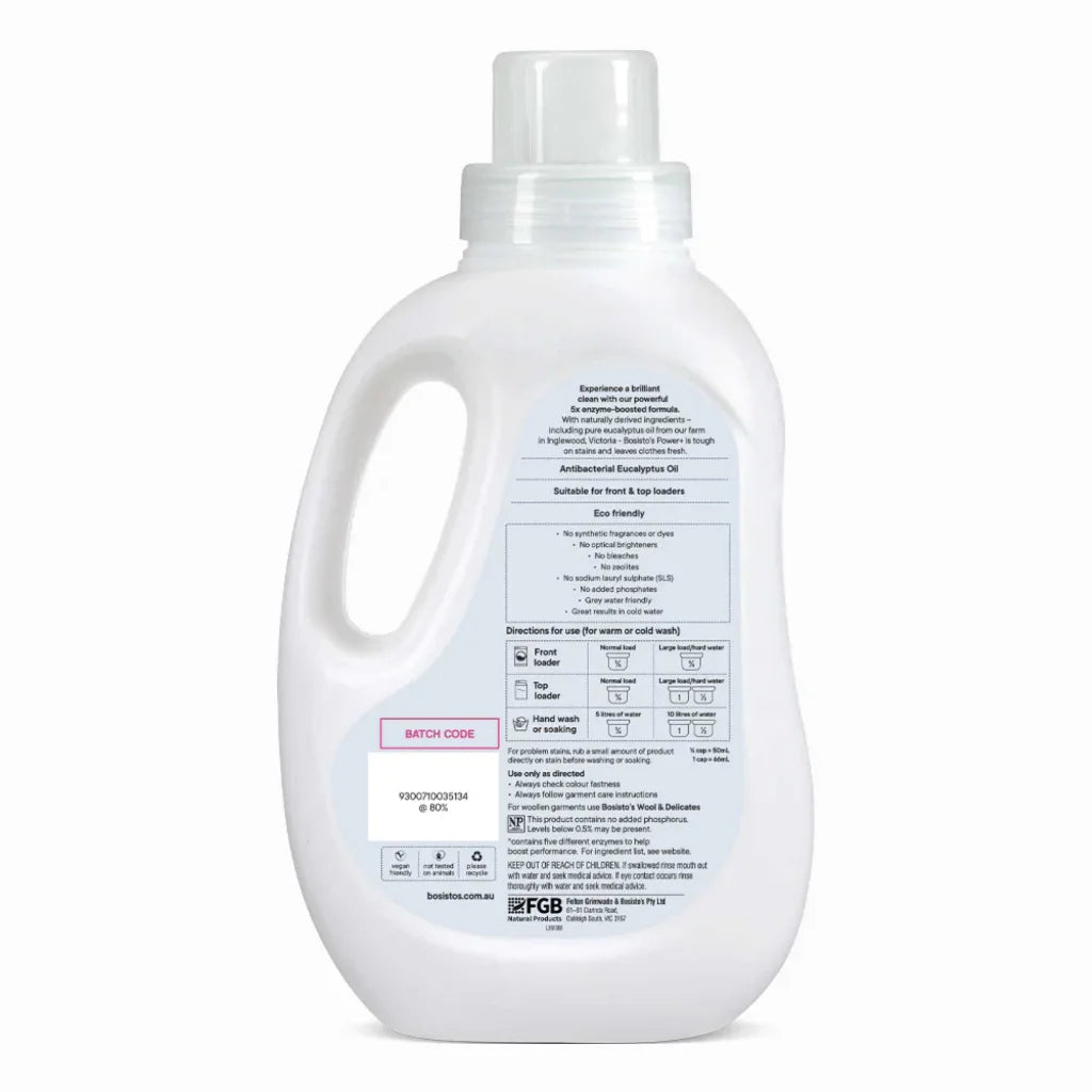 Bosistos Eucalyptus Laundry Liquid 1 2L