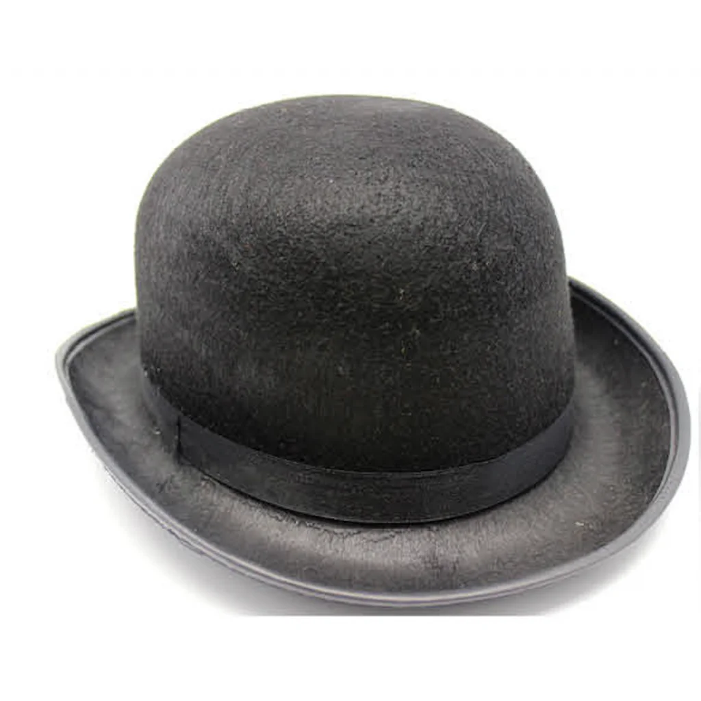 BOWLER HAT Party Vintage Costume Derby Felt Dance Halloween