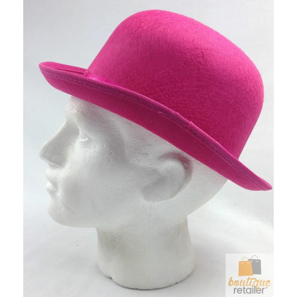 BOWLER HAT Party Vintage Costume Derby Felt Dance Halloween